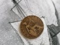 Монета - Великобритания - 1/2 (половин) пени | 1918г., снимка 1 - Нумизматика и бонистика - 42133456