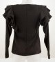 Дамска черна блуза марка Last-past now - S, снимка 3