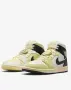 NIKE Air Jordan 1 Mid SE White/Yellow Дамски Маратонки👟Дамски Спортни Обувки Код P3009, снимка 1