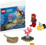 НОВИ! LEGO® 30370 City Океански изследовател, снимка 1 - Конструктори - 38573444