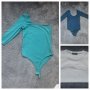 Боди Bershka - 2 броя + блуза теранова - размер S, снимка 1 - Блузи с дълъг ръкав и пуловери - 42872214