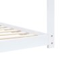 Рамка за детско легло, бяла, бор масив, 90х200 см, снимка 6