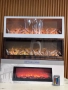 Изкуствена камина, LED, Електрическа, Уют и пламък без дим и поддръжка, Реалистични пламъци, снимка 3