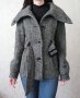 H&M дамско вълнено палто-яке с колан на талията р-р S (EU 36) , снимка 4