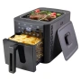 ПРОМО!! Фритюрник Air Fryer с Грил T& G Best Cooking 32852A, 2в1, 4.3L, 1500+500W, снимка 1