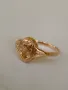 СССР златен пръстен Камея проба 583, снимка 13