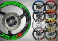 Kawasaki ZX-10R кантове и надписи за джанти, снимка 1