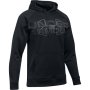 Under Armour AF GRAPHIC PO HOODIE - страхотно мъжко горнище 2ЛХ КАТО НОВО, снимка 2