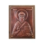 МЕДНА ИКОНА ЗА ЗАЩИТА СВЕТИ СПИРИДОН, снимка 1
