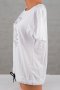 Памучна бяла дамска блуза марка Moodo - S, снимка 3