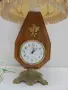 № 8750 Стара настолна лампа с часовникSCHOLER, снимка 2
