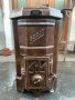 Старинна емайлирана чугунена печка в стил Ар Деко!, снимка 1 - Антикварни и старинни предмети - 13469070