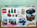 Продавам лего LEGO Super Heroes 10782 - Хълк срещу Носорога – схватка с камиони, снимка 2