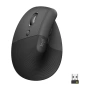 Logitech Lift Vertical лява ергономична мишка, безжична, тиха, снимка 1