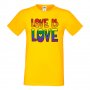  Мъжка тениска Love is Love 1 multicolor Прайд,Празник.Повод,Изненада, снимка 13