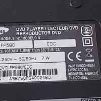 DVD плеър Samsung DVD-FP580, снимка 5 - Плейъри, домашно кино, прожектори - 37687768