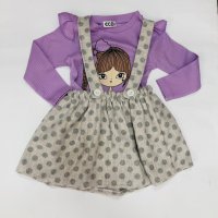 Блуза и сукманче , снимка 1 - Комплекти за бебе - 39268915