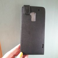 Вертикален кожен калъф (slim) за HTC One Max , снимка 1 - Калъфи, кейсове - 31623144