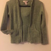 Зелен суичер с качулка, снимка 2 - Детски пуловери и жилетки - 34528809