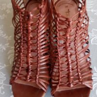 Дамски елегантни сандали №39- естествена кожа, снимка 2 - Сандали - 29438666