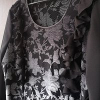 Нова дамска официална блуза XL с етикет, снимка 3 - Блузи с дълъг ръкав и пуловери - 40411450
