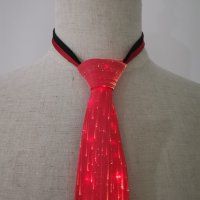 Вратовръзка LED USB светеща - червен цвят, снимка 8 - Други - 30204213