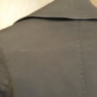 Черен шлифер елегантен , двуредно закопчаване , стегнат , изпечен плат, има гайки за носене по желан, снимка 9 - Шлифери - 37456579