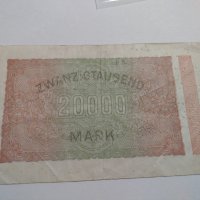 Райх банкнота - Германия - 20 000марки / 1923 година - 17992, снимка 8 - Нумизматика и бонистика - 31024601