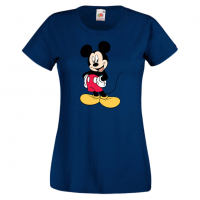 Дамска тениска Mickey Mouse 8 .Подарък,Изненада,, снимка 6 - Тениски - 36526612