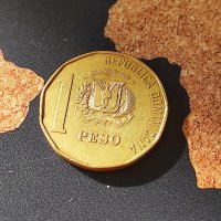 Монета Доминиканска Република 1 песо, 1993, снимка 1 - Нумизматика и бонистика - 44429338