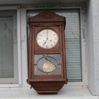 Стенен немски часовник , снимка 1 - Стенни часовници - 30986805