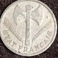 1 франк Франция 1943, снимка 2 - Нумизматика и бонистика - 35070410