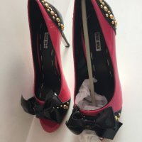 Miu Miu обувки с капси, снимка 6 - Дамски обувки на ток - 31670854