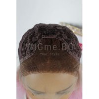 Къса розова на вълни лейс фронт перука Алиса, снимка 7 - Аксесоари за коса - 29204186