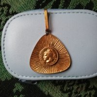 позлатен медальон ULPIA SERDICA, снимка 1 - Колекции - 37376560