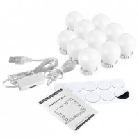 2467 Самозалепващи се LED лампи за тоалетка, снимка 6 - Други стоки за дома - 34995555