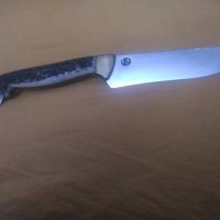 Нож ръчна изработка еленов рог дръжка, снимка 1 - Ножове - 35326418