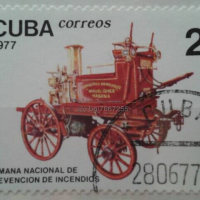 Колекция 3 бр. Кубински пощенски марки 1977 г., снимка 3 - Филателия - 44673103