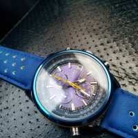 Мъжки ръчен Часовник Citizen Blue Angels World Chronograph дата,ден час в месеца, снимка 13 - Мъжки - 39795590