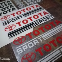 Стикери за Тойота Toyota за дръжки на врати и огледало кола автомобил джип мотор , снимка 6 - Аксесоари и консумативи - 30711348