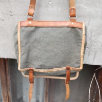 Стара брезентова чанта #12, снимка 3 - Антикварни и старинни предмети - 40644539