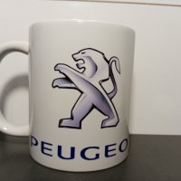 Порцеланова чаша с логото на Пежо/Peugeot, снимка 3 - Чаши - 40822996