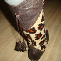 Страхотни ботуши естествена кожа, снимка 7 - Дамски ботуши - 31107007