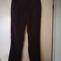 НОВ Дамски панталон, тъмно лилав, размер ХS-S. Шит по поръчка., снимка 1 - Панталони - 29200113