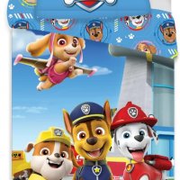 Оригинален детски спален комплект Пес Патрул / PAW PATROL 100% памук, снимка 2 - Спално бельо и завивки - 39737911