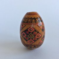 Великденско яйце, дървено №23, снимка 1 - Декорация за дома - 38193987