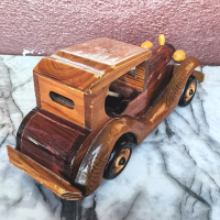 дървена ретро кола, снимка 2 - Антикварни и старинни предмети - 44914939