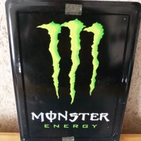 Метална табела Monster Energy Монстер енергийна напитка сила, снимка 3 - Други ценни предмети - 40116347