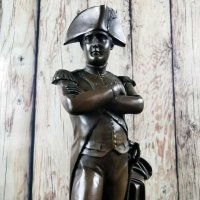 Бронзова статуетка - Наполеон, снимка 1 - Статуетки - 42906305