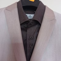 Мъжки костюм за абитуриент с официална риза, снимка 1 - Костюми - 44231475